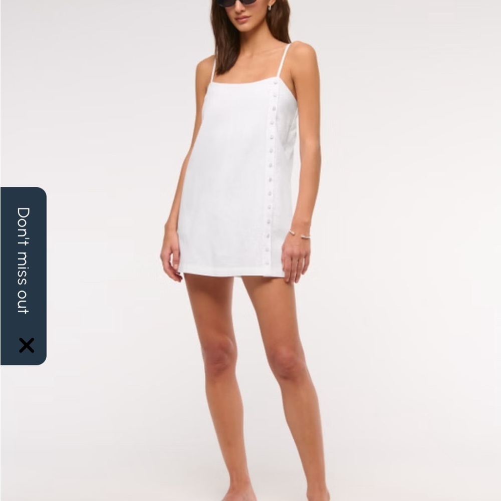 Abercrombie & Fitch Linen Blend Skort